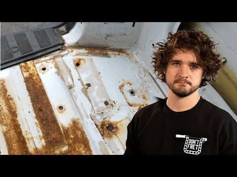 How to Remove and Prevent Rust in Vans | Mercedes Sprinter Conversion #8