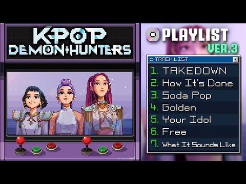 K-POP DEMON HUNTERS | 8-Bit Style Playlist Ver.3 🎵