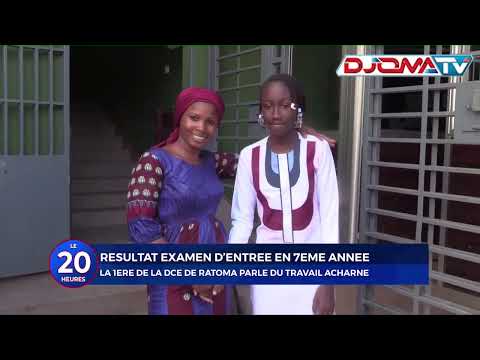 🔴Les résultats du CEE: la 1ere de la DCE de Ratoma parle de travail acharné.