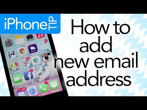 How to add new email address to your iPhone (iOS6 and...