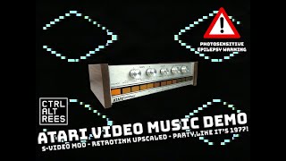 Atari Video Music S-Video Mod Demo: h0ffman - Professional Tracker (ft. Daytripper) EPILEPSY WARNING