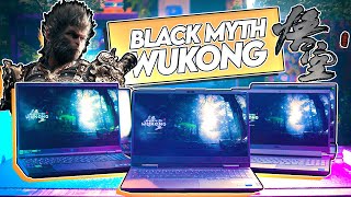 Testamos o BLACK MYTH: WUKONG em NOTEBOOKS GAMERS com RTX 2050 até a RTX 4090!