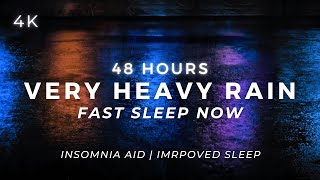 Sleep Deeper TONIGHT – Very Heavy Rain | 48 Hours