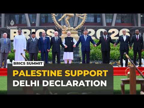 Day one of BRICS summit in New Delhi: members show support for Palestine