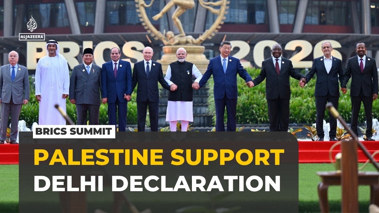 Day one of BRICS summit in New Delhi: members show support for Palestine