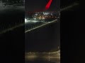 Etihad Airways Landing At Abu Dhabi Airport Beautiful City Night View