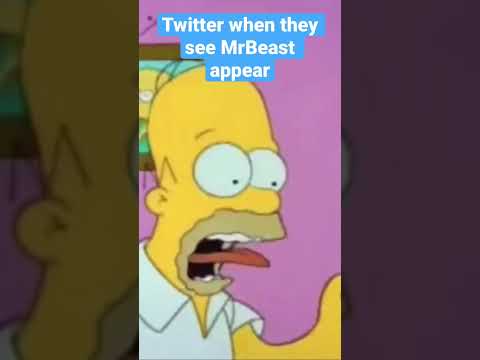Twitter when Mr Beast appears