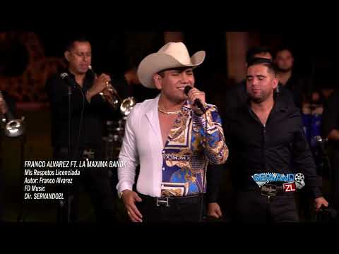 Franco Alvarez Ft. La Maxima Banda - Mis Respetos Licenciada (En Vivo 2023)
