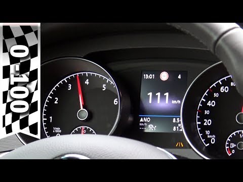 Golf Sportsvan Facelift 2018 1.5 TSI ACT (130 PS) Beschleunigung 0-100 km/h, Acceleration 0-60 mph