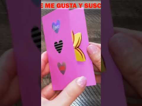 La tarjeta pop up más facil de hacer del mundo para cualquier ocasión 😍💓 3D pop up flower card.