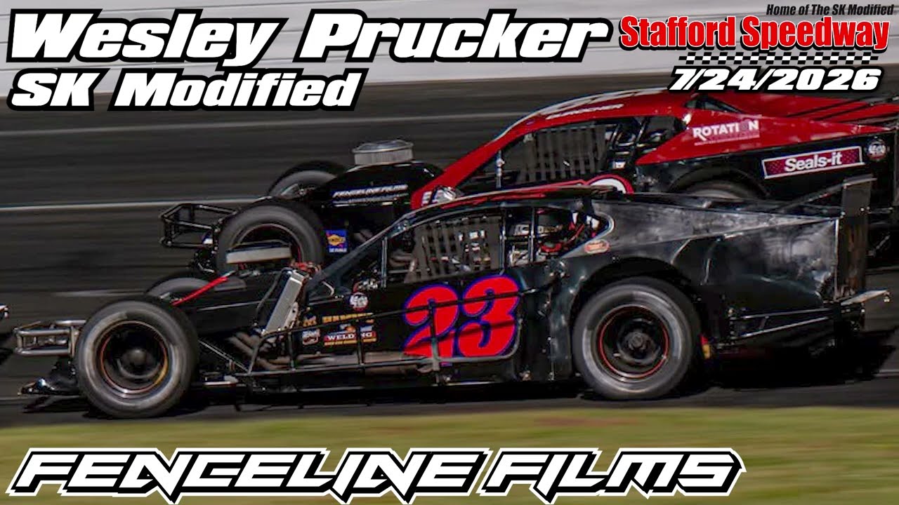 Wesley Prucker's SK Modified Race at Stafford Speedway
