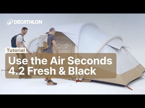 4-person, 2-bedroom inflatable camping tent - Image 2