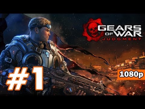 Gears of War: Judgment PART 1 Playthrough [1080p] X360 Lets Play TRUE-HD QUALITY