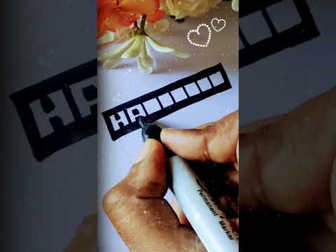 💗 HARSHINI 💗 name art #shorts #trending #nameart #foryou #love #lovestatus #harshini #art #ytshorts