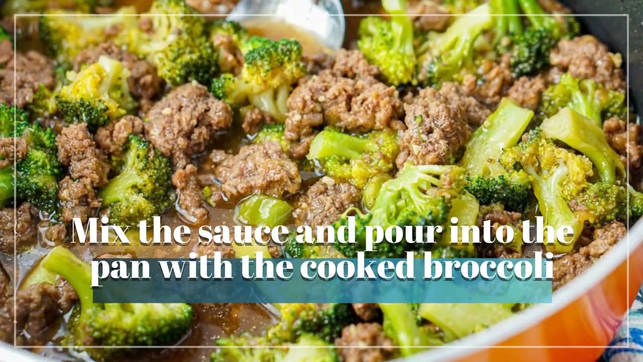 Keto Ground Beef and Broccoli | My Life Cookbook Recipe