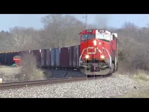 Norfolk Southern Train 181 at Decatur, IL - April 6, 2019