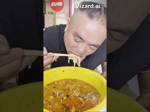 I Ate 5.5lbs of Noodles & 2lbs of Meat. The Owner's Reaction Was Priceles#chinesefood
