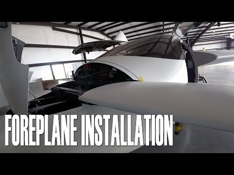 Foreplane Installation - Building the Raptor Prototype