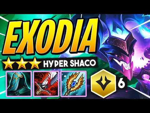 EXODIA SHACO w/ 6 DARK STAR! | TFT Galaxies | Teamfight Tactics Set 3 | League of Legends