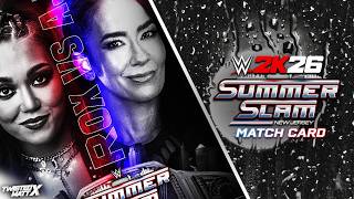 WWE 2K26: Women's Universe Mode | Summerslam Match Card