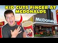 Kid Cuts Finger On A McDonald S Cup Lid Original