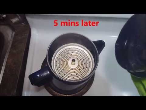 How to use coleman 9 cup coffee percolator on stove step by step