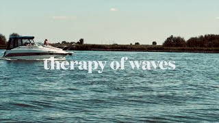 Serene Boat Journey & Ocean Waves | Tranquil Soundscape
