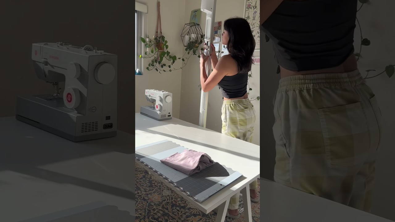 New sewing table! #sewing #handmade #diy #sewingroom #ikea