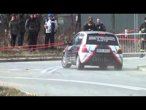 Krasowski Łukasz / Witkowski Wojciech - Renault Clio - KJS Babski Super OeS Gorlice 06-03-2016
