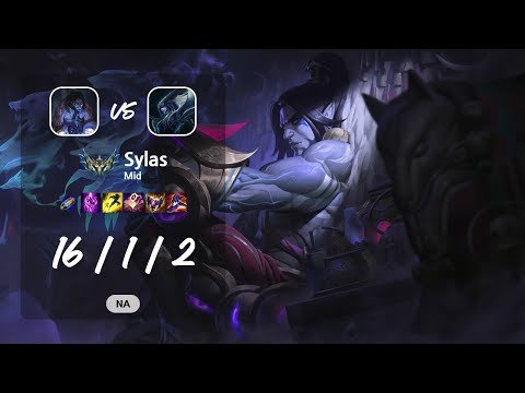 Sylas Mid vs Lissandra - NA Challenger Patch 13.11