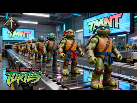 How TMNT Action Figures Are Made | Inside the Playmates Toys Factory