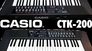 Video thumbnail for CASIO CTK-200 by Keyboards - review - repair