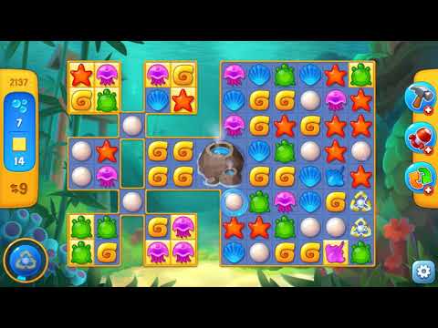 Fishdom Level 2137 Walkthrough HD NO boosters