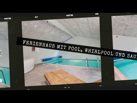 Schönes Luxus Ferienhaus mit Pool, Whirlpool und Sauna im Søndervig - Klegod Dänemark