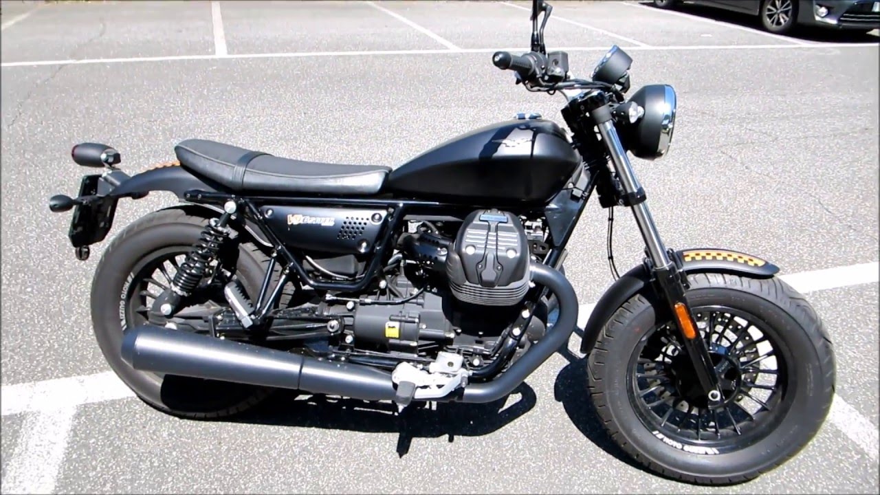 Moto Guzzi V9 Bobber - Start up and Sound