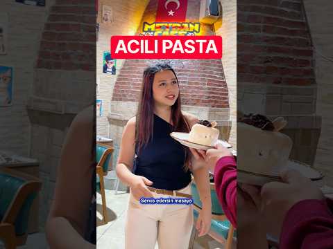 ACILI PASTA ŞAKASI ! 🤣.                    #acıbiber #pasta #saka #komik #parodi