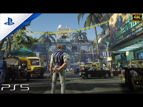 (PS5) HITMAN 3 - Mumbai, India - Cinematic Run [4K 60FPS]