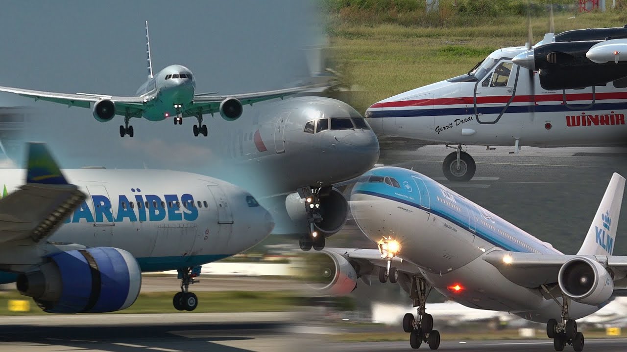 St. Maarten Princess Juliana International Airport | Runway Action Part-1 (March 2020)