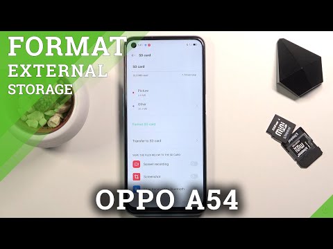 How to Format SD Card in OPPO A54 – Erase External Memory