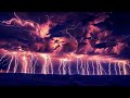 Heavy Stormy Night With Torrential Rainstorm Very Huge Thunder Thunderstorm Sounds For Sleeping