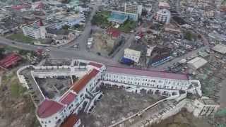 Cape Coast Castle from the Sky