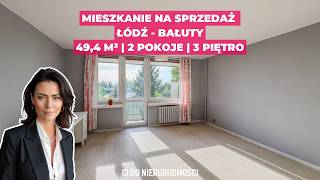 Mieszkanie 2-pokojowe na sprzedaż Łódź Bałuty — 49.4 m²
