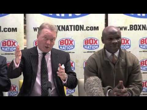 FRANK WARREN BLASTS CHRIS EUBANK & BRANDS HIM 'AWKWARD & CRAZY' AT PRESS CONFERENCE / BAD BLOOD