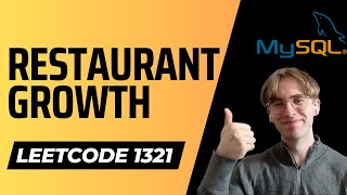 YouTube video '1321. Restaurant Growth - LeetCode SQL Solution'
