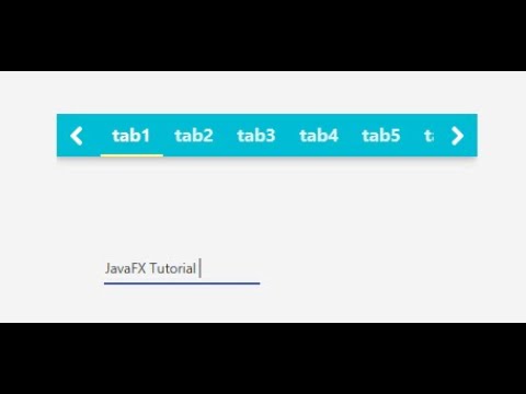 JavaFX Material Design JFoenix Tutorial 54 - JFXTabPane