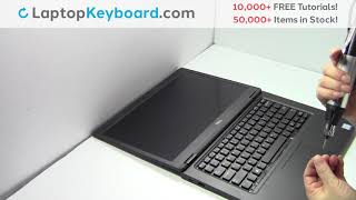 How to Replace Dell Latitude 5490 Laptop Keyboard & Palmrest, Dismantle 7280 5280 7370
