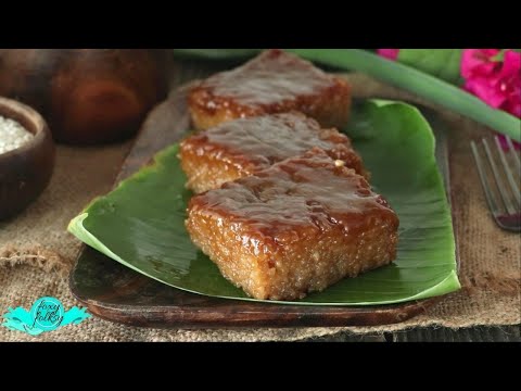 Biko Recipe with Latik Sauce - Not to too sweet and super sticky by FOXY FOLKSY