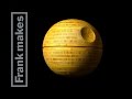 Wood Turned Bamboo Death Star