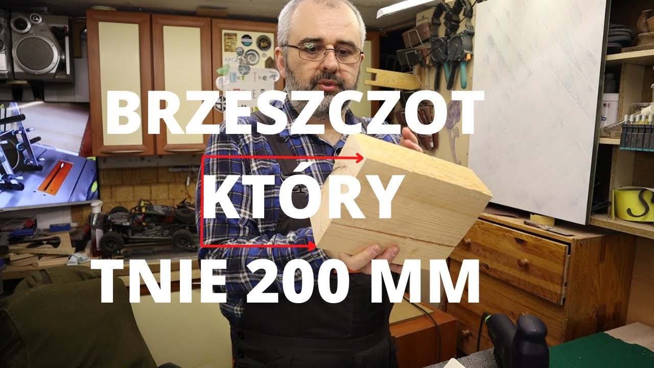 Brzeszczot który tnie kantówki 200 mm  Praktyczny test cięcia