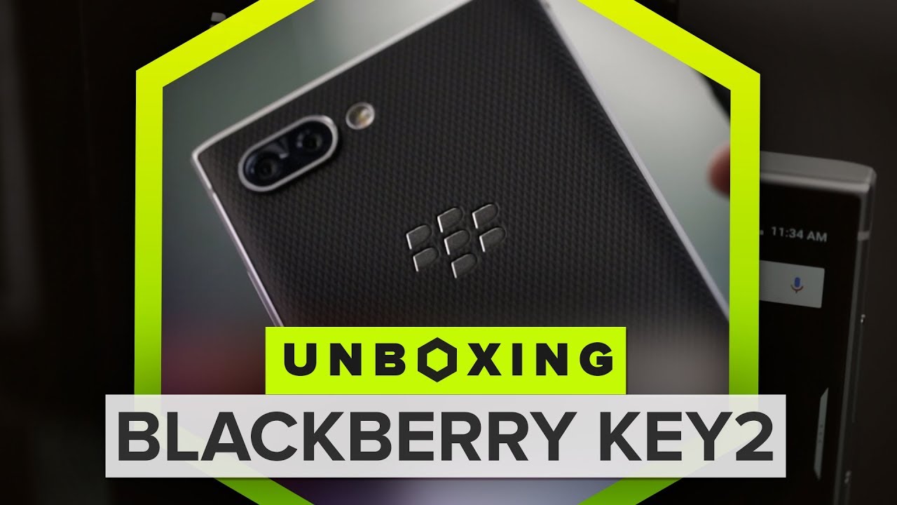 BlackBerry Key2 unboxing and walk-through